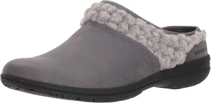 Merrell Damen Encore Kassie grau Nubuk Wolle Winter Clogs Pantoletten Größe 10 $ 85 - Bild 1 von 10