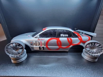 Tamiya Audi A4 Quattro 1/10 4WD Electric Touring Car Body And Wheels 47414 - Image 1 of 4