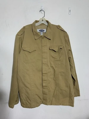 Chaqueta de Colección Antigua Azul Marino Pana Estilo Occidental Talla XL Tostada Botones Ocultos Foto 1 de 4