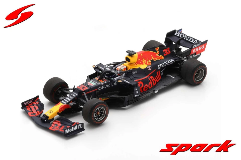 Spark S7861 1/43 RED BULL RB16B NO.33 VINCITORE GP ABU DHABI 2021 MAX VERSTAPPEN