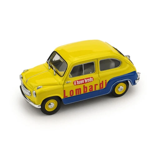 FIAT 600 1-Series  BRODO LOMBARDI 1:43 Brumm Veicoli Commerciali Modellino Nuovo - Immagine 1 di 1