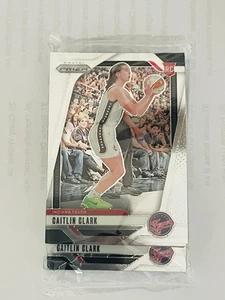2024 Prizm WNBA RC  2X CAITLIN CLARK FRONT & MIDDLE Sealed Cello Hanger Pack - Picture 1 of 3