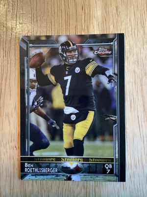 2015 Topps Chrome        Ben Roethlisberger          # 30.          MINI - Image 1 of 2