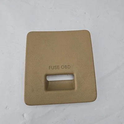 2011-2016 Hyundai Elantra Dash Left OBD Fuse Box Cover Panel Trim Beige - Image 1 of 4