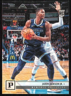 2018 PANINI CHRONICLES JAREN JACKSON JR. 123 MINT RC MEMPHIS GRIZZLIES - Image 1 of 2