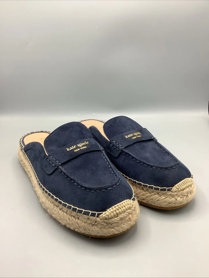 Chinelos Kate Spade New York Eastwell Mules. Azul marinho. Tamanho 9,5 - Imagem 1 de 4