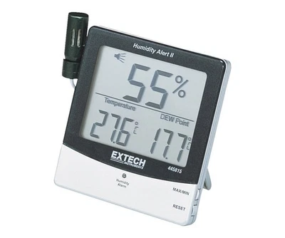 Extech 445815 Hygro-Thermometer Humidity Alert with Dew Point Programmable Al... - Image 1 of 3