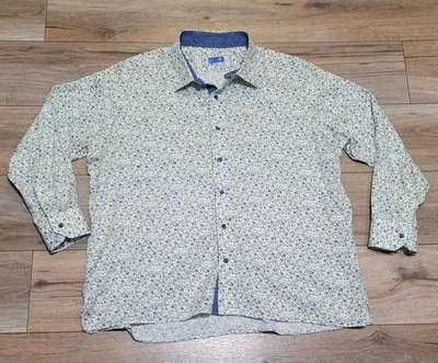 EC By Tom James Floral Long Sleeve Button Dress Shirt  Mens Size S - Image 1 of 4