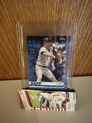 J.A. Happ 2019 Topps MINI On Demand #481 - Blue Parallel /10 - NY YANKEES SP - Image 1 of 3