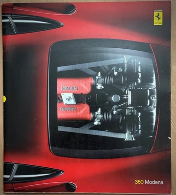 FERRARI MODENA 360 -Brochure originale illustrata -Aprile 1999 -Ita/Inglese- - Immagine 1 di 4