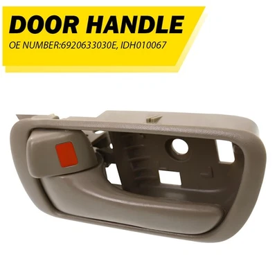 Door Handle Inside Left Driver Beige for 2002 2003 2004 2006 2005 Toyota Camry - Image 1 of 4
