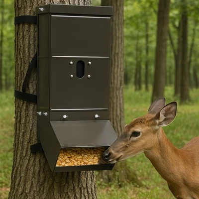 All Seasons Feeders Deer Tree Protein Feeder Corn, Rice , Other Attractants - Image 1 of 4