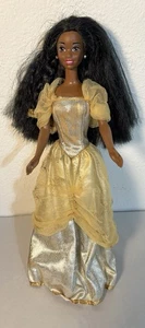 VTG 1990s Disney Classics Beauty & The Beast Belle Barbie Doll African American - Picture 1 of 15