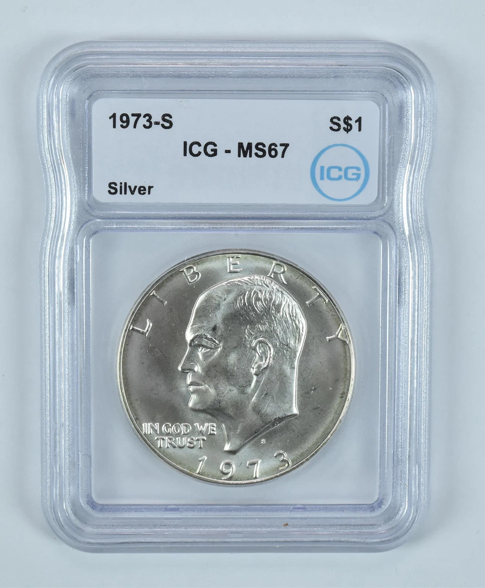 外国の1973 MS 67 Graded 1973 Eisenhower Dollars (1971-1978) for sale | eBay