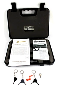 Stier schwarzer Hartplastik Pistolenkoffer mit Schaumstoff PT 24/7 G2 45 ACP + Extras - Bild 1 von 11