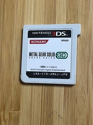 Cartucho Metal Gear Solid Snake Eater 3D Nintendo 3DS solo JAPÓN Foto 1 de 2