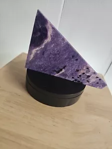 300g Natural rare raw purple charoite slices crystal healing stone reiki Russia - Picture 1 of 7