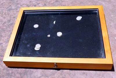 Caja de madera marco de fotos vitrina 11X15" para fotos o joyas Foto 1 de 4