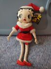 Vtg Betty Boop Kellytoy 18" Plush Doll ?Classic Santa Betty? With Tag Fabric