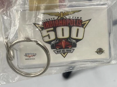 83rd Indianapolis 500 Keychain May 30, 1999 NEW IN PLASTIC Unopened Vintage - Image 1 of 4
