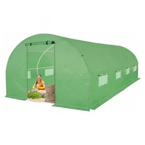 4iQ Gewächshaus Folientunnel 2,5x4m Grün 19 mm - Bild 1 von 12