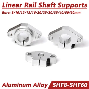 Linear Shaft Support Bracket SHF8/SHF10 - SHF60 8 10 12 16 20 25 30-60mm Bore - Picture 1 of 18