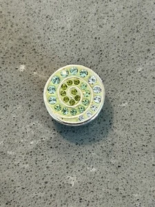 Kameleon Peridot Wave Jewel Pop Green Spiral 925 Crystals? CZ? - Picture 1 of 2