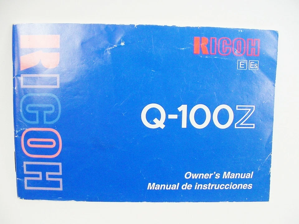 Panfleto de instruções Ricoh Q-100Z | 57 pg | 1992 | US$ 5,85 | - Imagem 1 de 1