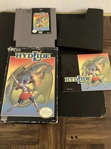 Hydlide (NES, Nintendo, Adventure/RPG, 1988) in Box, With Manual  Not Tested - Picture 1 of 21