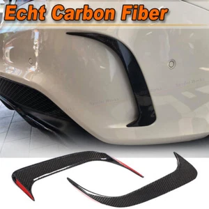 Divisor de aletas traseras de carbono Canards para Mercedes C117 CLA45 AMG CLA250 2013-19 - Imagen 1 de 11