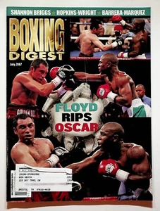 2007 July Boxing Digest Magazine Oscar De La Hoya Mayweather Hopkins Wright - Picture 1 of 6