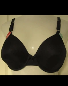 Radiant by Vanity fair Underwire Bra Size 38D style 3475312 Black - Picture 1 of 3