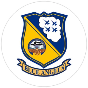 Navy Blue Angels Bumper Sticker Military Decal 5" - Bild 1 von 3