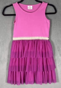 Hanna Andersson Girls Size 140 10 Floaty Soft Ruffle Party DRESS - Picture 1 of 7