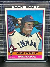 1976 Topps Dennis Eckersley Rookie Card RC #98 Indians