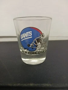 NFL NEW YORK GIANTS Helmet Logo Shot Glass Mint Condition  - Picture 1 of 4