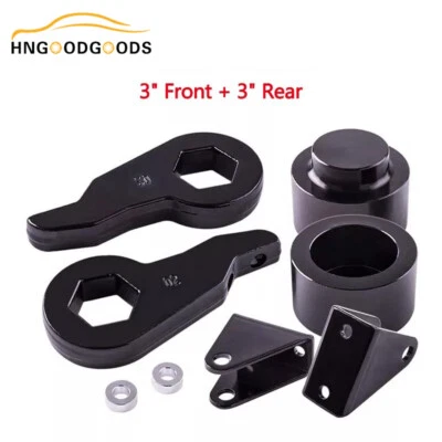 3" Inch Front & 3" Rear Leveling Lift Kit Shock Extender For 2003-2010 Hummer H2 - Image 1 of 4