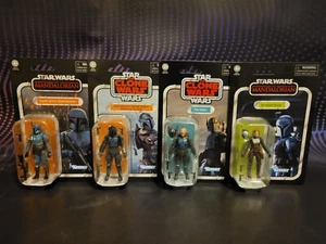 Hasbro Star Wars GEEKS Mandalorian Death Watch Collection, Pre Vizsla, Kryze,Etc - Picture 1 of 6