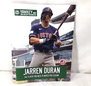 July 2024 Yawkey Way Report Red Sox Program Magazine Jarren Duran Cover FREESP - Picture 1 of 6