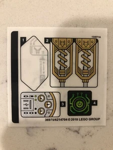 LEGO STICKER SHEET for 72005 Aaron's X-bow, New & Genuine! - Picture 1 of 1