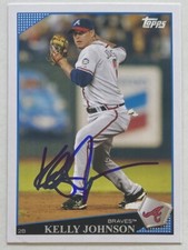 KELLY JOHNSON SIGNED IP 2009 TOPPS #236 ATLANTA BRAVES AUTO