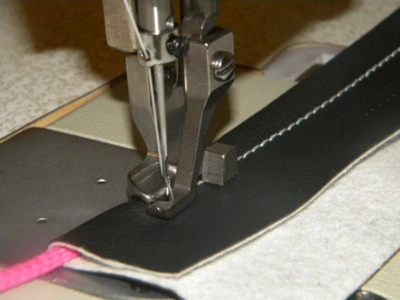 SHANGGONG Keder fuß für 2fach Nähmaschine z.b. 0302CX. für Keder ca.4 mm . U67T/U68T