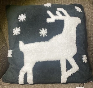Vera Bradley Throw Pillow Nordic Deer Plush Soft Plaid Home Bed Novelty Decor - Picture 1 of 5