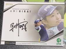 EPOCH 2022 Golf Card JLPGA Ami Hirai Wear Card Autographed Card Set #3619