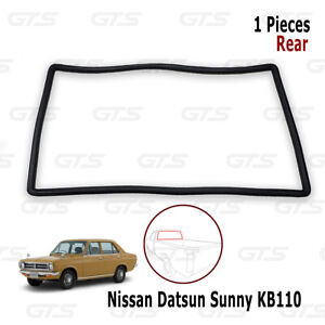 Rear Windshield Weatherstrip Seal For Nissan/Datsun Sunny KB110 Coupe 1970 1973