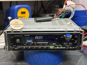 KENWOOD # KDC-6015 CD Receiver D Mask Bluetooth AUX Mod Vintage Old School - Picture 1 of 24