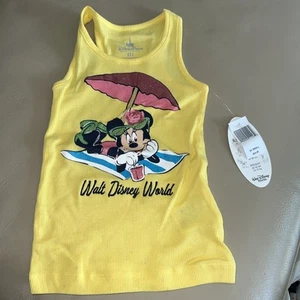 Vintage Disney Walt Disney World Minnie Mouse Tank Top Size Youth XXS 2/3 NWT - Picture 1 of 3