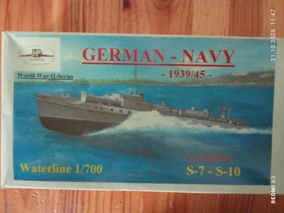 HP-Models 1/35 deutsche Schnellboote S-7 bis S-10 1939-1945 OVP aus Exposyresin - Bild 1 von 4