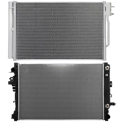 Aluminum Radiator & AC Condenser Cooling Kit For 2017 Buick LaCrosse 2018 2019 - Изображение 1 из 4