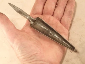 Antique Unbranded Tapered Reamer Brace Drill Bit with Starter Screw, 6-1/4"L - Bild 1 von 7